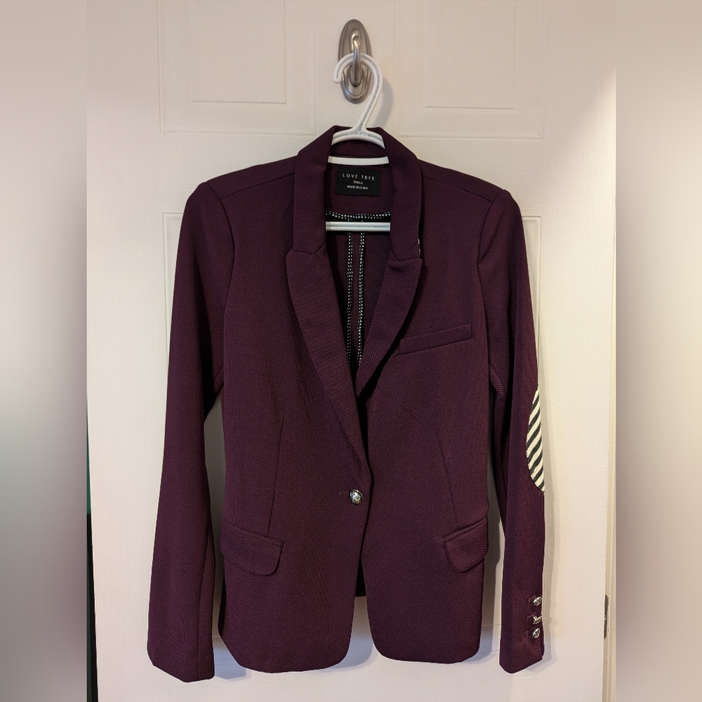 Love Tree purple blazer